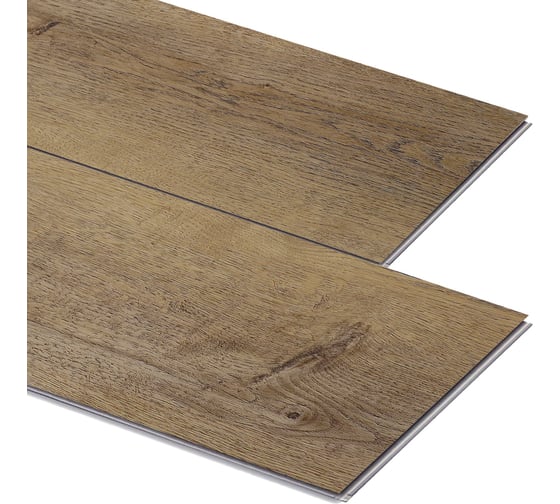 Ламинат Floorwood SPC Quantum 0.5 мм, 43 класс, 4V 1220x228x5 мм, c подложкой, Дуб Томсон/Thomson Oak, 2.23 кв.м 8804