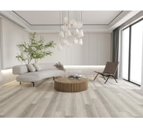 Ламинат Floorwood SPC Quantum 0.5 мм, 43 класс, 4V, 1220x228x5 мм, c подложкой, Дуб Содди/Soddy Oak, 2.23 кв.м 8801