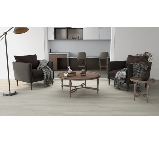 Ламинат Floorwood SPC Joy 0.5 мм, 43 класс, 1220x182x3.5 мм, Like/Лайк, 2.665 кв.м 7085