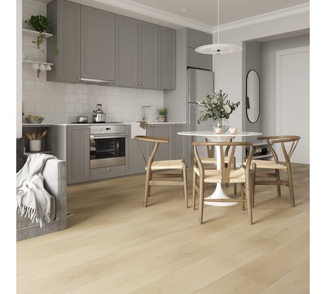 Ламинат Floorwood SPC Uantroo 0.5 мм, 43 класс, 4V 1220x228x5 мм, c подложкой, Дуб Эклер/Euler Oak, 2.23 кв.м 9433