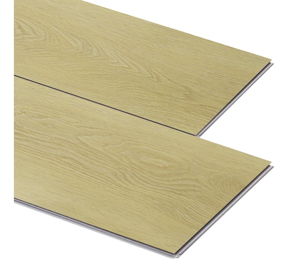 Ламинат Floorwood SPC Quantum 0.5 мм, 43 класс, 4V 1220x228x5 мм, c подложкой, Дуб Эйлер/Euler Oak, 2.23 кв.м 9433