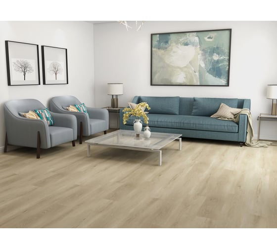 Ламинат Floorwood SPC Joy 0.5 мм, 43 класс, 1220x182x3.5 мм, Fan/Фан, 2.665 кв.м 7052
