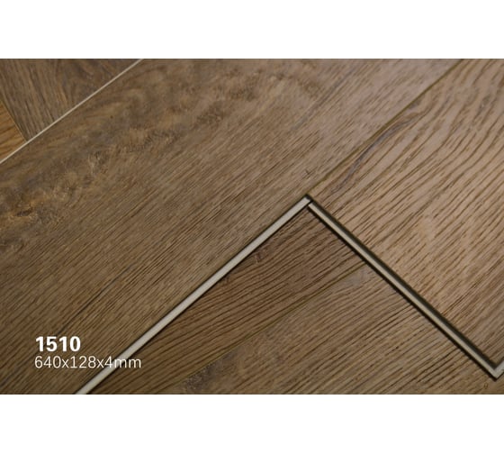 Ламинат Floorwood SPC Authentic 0.5 мм, 43 класс, 4U micro, 640х128х4 мм, 1510 Dark castle/Темный замок, 1.3107 кв.м AM 1506-10