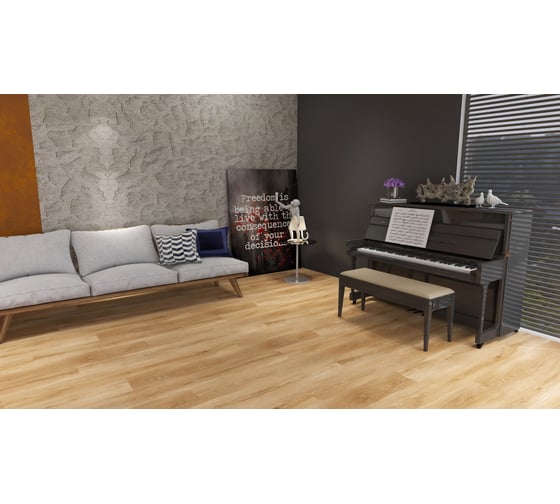Ламинат Floorwood SPC Joy 0.5 мм, 43 класс, 1220x182x3.5 мм, Marvel/Марвел, 2.665 кв.м 7057
