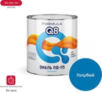 Эмаль ПРЕСТИЖ ПФ-115 FORMULA Q8 алкидная, глянцевая, 2.7 кг, голубая 51816