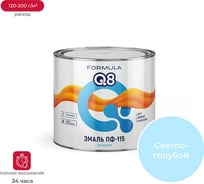 Эмаль ПРЕСТИЖ ПФ-115 FORMULA Q8 алкидная, глянцевая, 1.9 кг, светло-голубая 52699