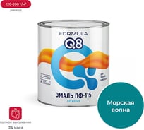 Эмаль ПРЕСТИЖ ПФ-115 FORMULA Q8 алкидная, глянцевая, 2.7 кг, морская волна 134927