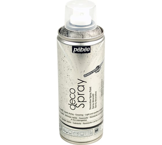 Краска с эффектом камня "гранита" PEBEO decoSpray аэрозоль, 200 мл 532058