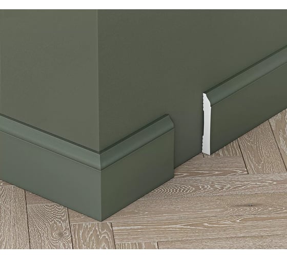 Плинтус Cosca Decor px030 82x13x2000 мм, экополимер 00-00070890