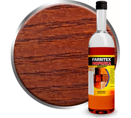 Морилка неводная Farbitex 0,5 л, 0,42 кг, лиственница 4100017693