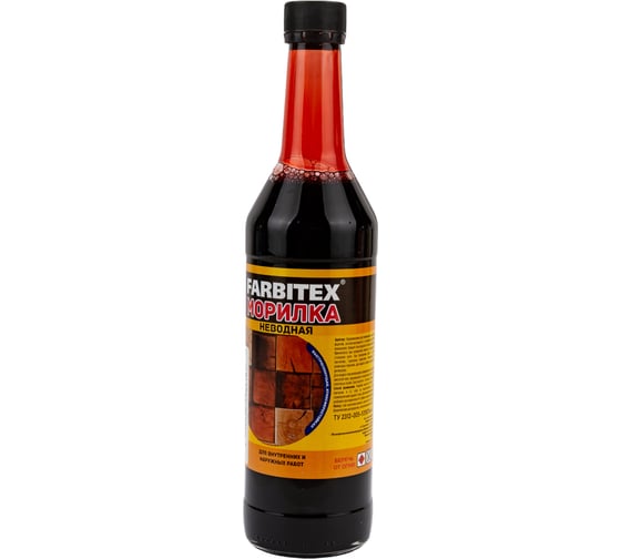 Морилка неводная Farbitex 0,5 л, 0,42 кг, Орегон 4100017688