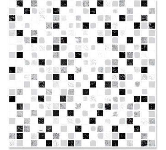 Декоративная панель Центурион ПВХ, 482x482 мм, мозаика, камчатка 86049 1