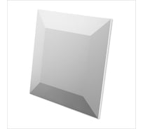 Стеновые панели 3D Artpole CHOCO (гипсовые; белые; 600x600 мм; 1 шт.; 0,36 кв.м) M-0068