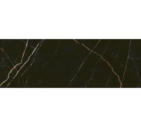Настенная плитка Eletto Ceramica black and gold 24,2x70 см 508111201
