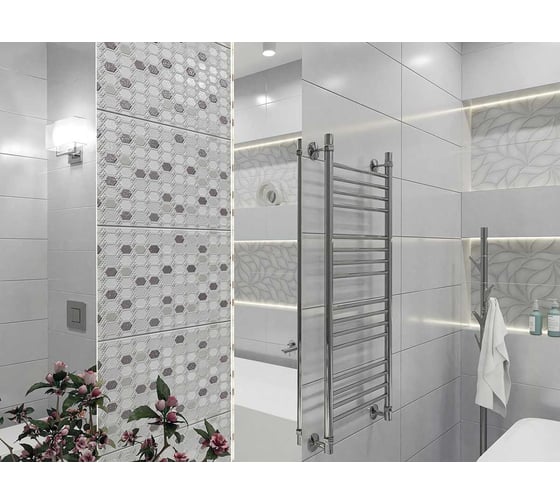 Декор Eletto Ceramica 24.2x70 см malwiya grey geometria 1 шт. 586942001