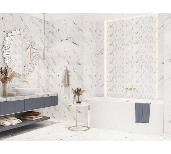 Декор Eletto Ceramica 24.2x70 см calacatta fantasy 1 шт. 589132002