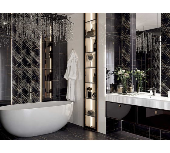 Декор Eletto Ceramica 24.2x70 см basalt 1 шт. 588512001