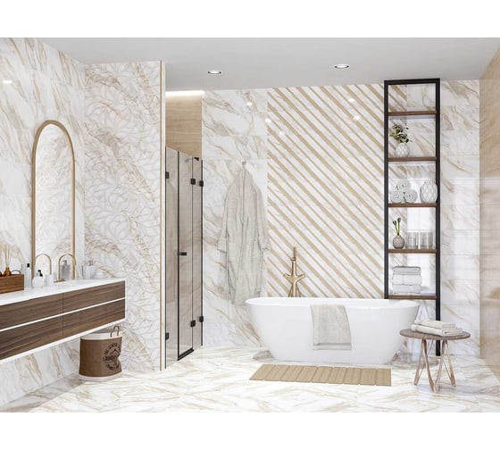 Декор Eletto Ceramica 24.2x70 см calacatta oro struttura 1 шт. 588182001