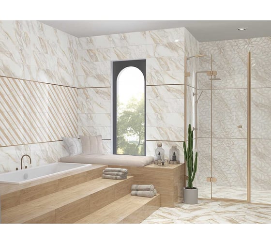Декор Eletto Ceramica 24.2x70 см calacatta oro struttura 1 шт. 588182001