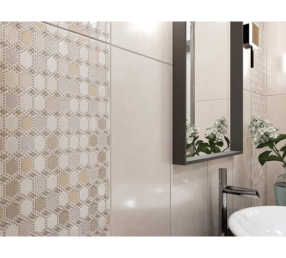 Декор Eletto Ceramica 24.2x70 см malwiya milk geometria 1 шт. 586912001