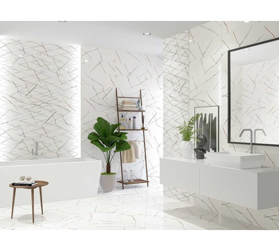 Декор Eletto Ceramica 24.2x70 см bianco covelano rombi 1 шт. 588122001