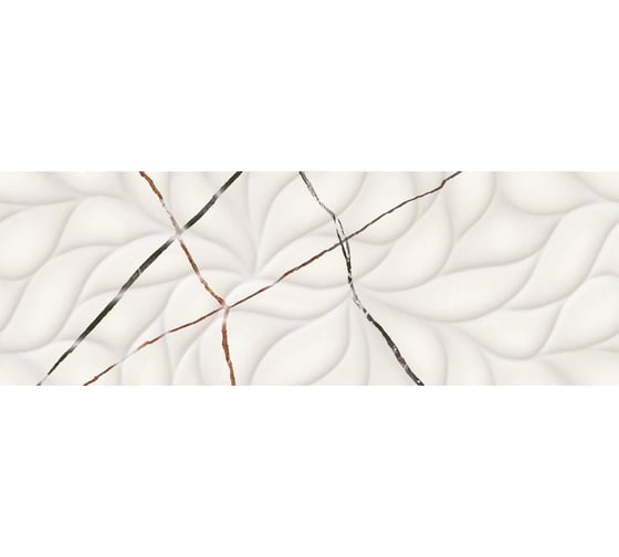 Настенная плитка Eletto Ceramica bianco covelano struttura 24,2x70 см 508151101