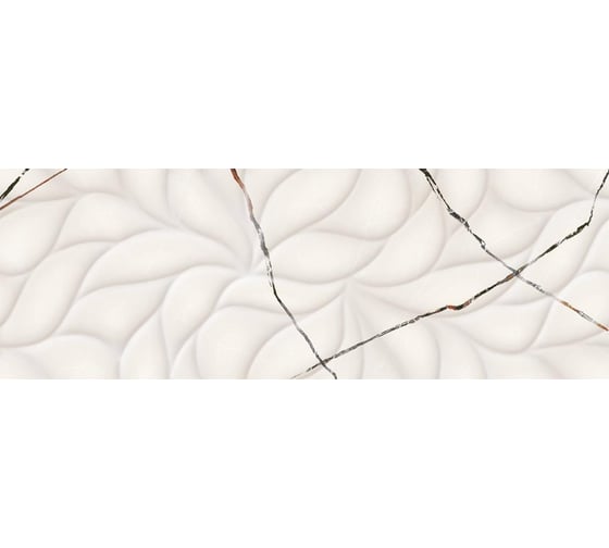 Настенная плитка Eletto Ceramica bianco covelano struttura 24,2x70 см 508151101