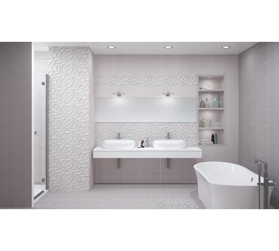 Настенная плитка Eletto Ceramica odense light 24,2x70 см 506131202