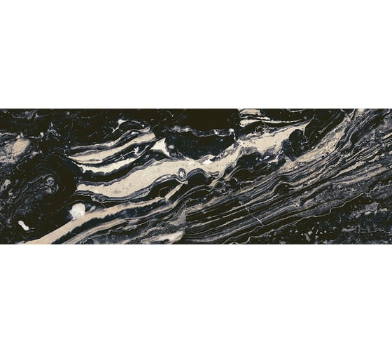 Настенная плитка Eletto Ceramica levanto nero 24,2x70 см 508401201