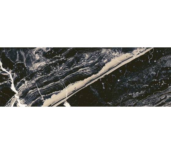 Настенная плитка Eletto Ceramica levanto nero 24,2x70 см 508401201
