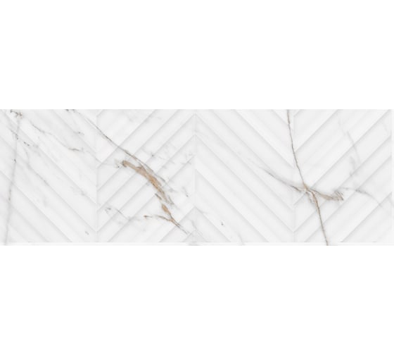 Настенная плитка Eletto Ceramica calacatta grey struttura linea 24,2x70 см 509231101