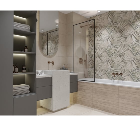 Плитка Azori Ceramica Desert oasis 1, 31.5x63 см 509501101