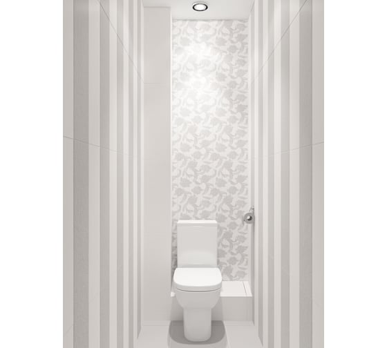 Плитка Azori Ceramica Mallorca grey floris, 31.5x63 см 505171101