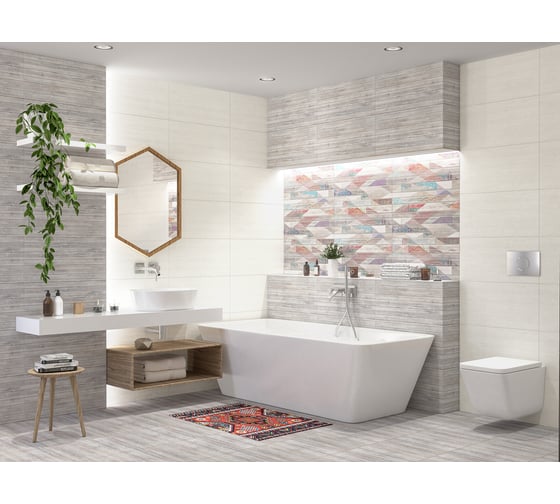 Плитка Azori Ceramica Shabby marfil, 31.5x63 см 507341201