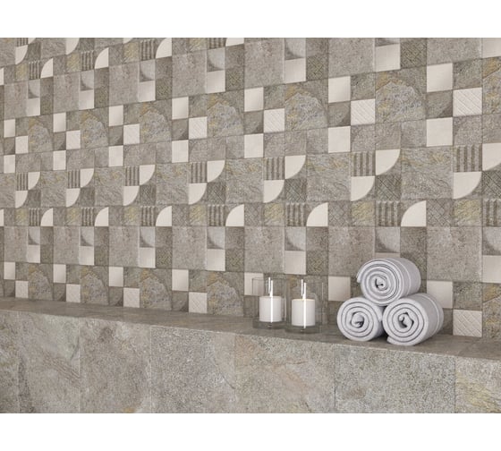 Плитка Azori Ceramica Stone quarzit struttura, 31.5x63 см 508931101
