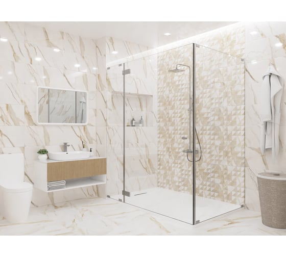 Плитка Azori Ceramica Apulia oro struttura, 31.5x63 см 509001101
