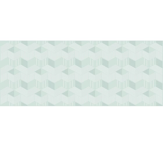 Декор Azori Ceramica lounge mint geometria, 20.1x50.5 см, 1 шт. 588302002