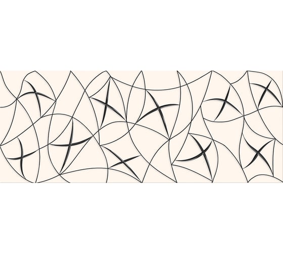 Декор Azori Ceramica vela beige stella, 20.1x50.5 см, 1 шт. 587062002