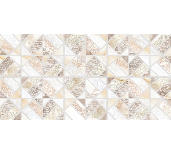 Декор Azori Ceramica calacatta royal vitrage, 31.5x63 см, 1 шт. 587912002