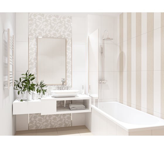 Декор Azori Ceramica mallorca beige, 31.5x63 см, 1 шт. 585082001