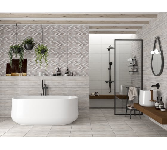 Декор Azori Ceramica shabby chevron, 31.5x63 см, 1 шт. 587762001