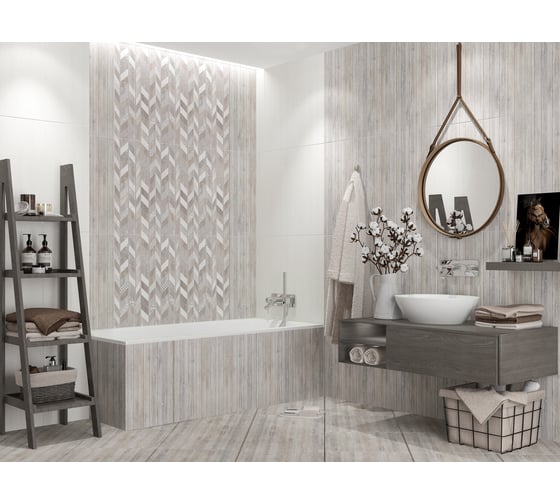 Декор Azori Ceramica shabby chevron, 31.5x63 см, 1 шт. 587762001
