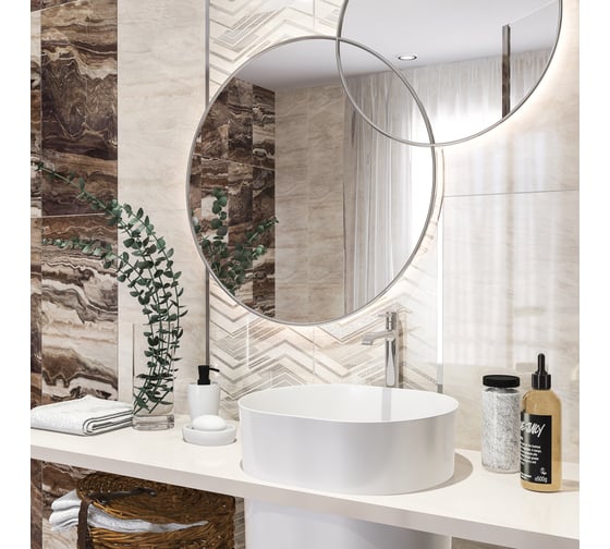 Декор Azori Ceramica atlas light, 31.5x63 см, 1 шт. 588862001