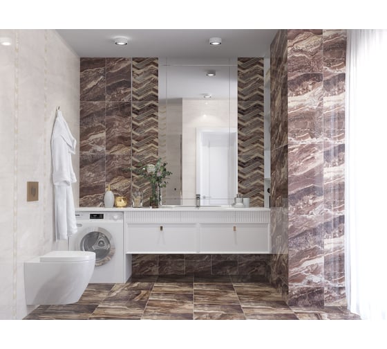 Декор Azori Ceramica atlas light, 31.5x63 см, 1 шт. 588862001