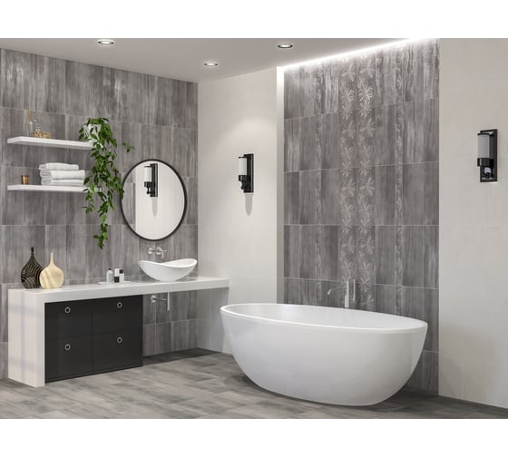 Плитка Azori Ceramica Sonnet grey, 42x42 см 507903002