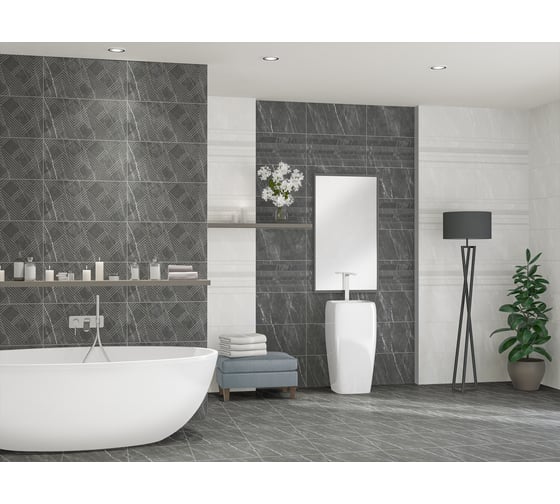Плитка Azori Ceramica Hygge grey, 42x42 см 508253001