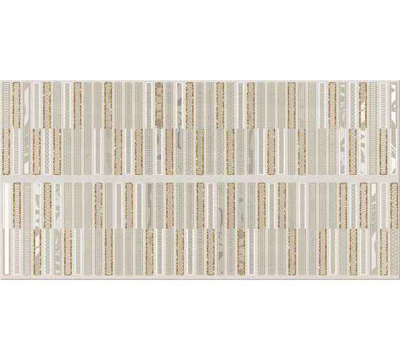 Декор Azori Ceramica aura marfil geometria, 31.5x63 см, 1 шт. 586552002