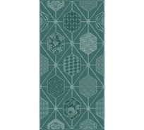 Декор Azori Ceramica devore indigo geometria, 31.5x63 см, 1 шт. 587162001