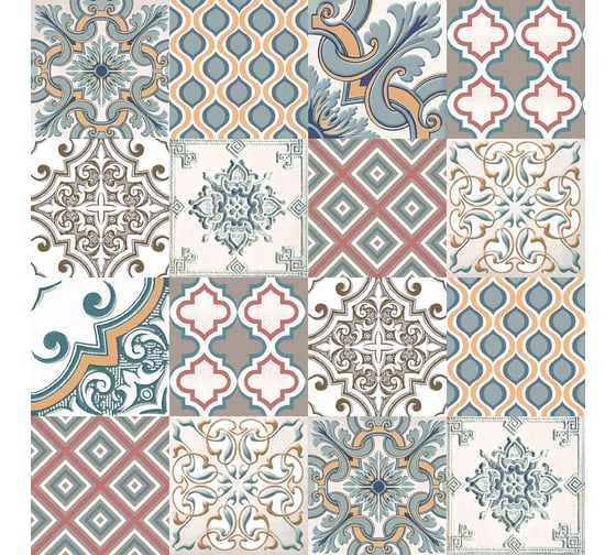 Плитка Azori Ceramica Eclipse ornament, 42x42 см 505793002