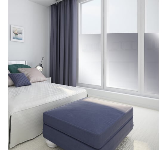 Статическая плёнка без клеевого слоя ROOM DECOR 150003-45 45x1,5 м серебристый 150003-45х1,5м